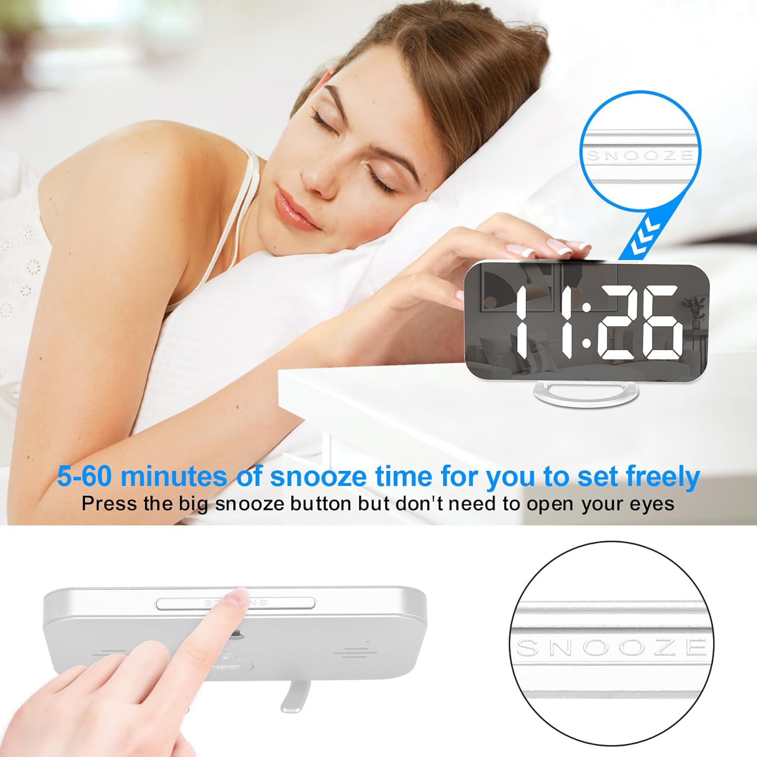 U-picks Digital Alarm Clock