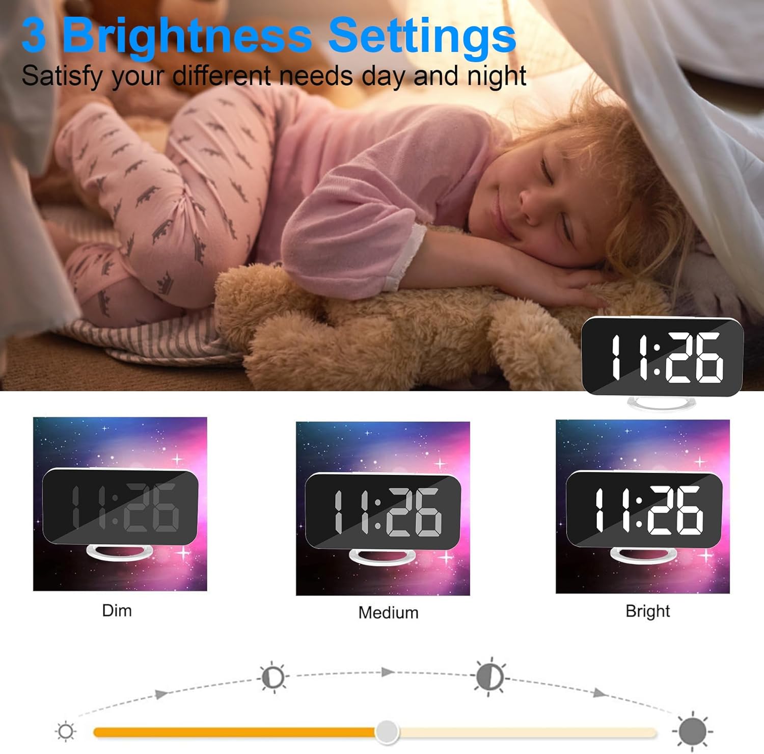 U-picks Digital Alarm Clock