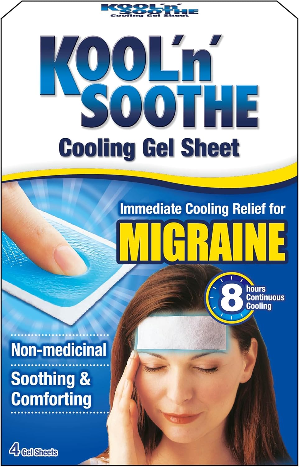 KOOL 'N' SOOTHE MIGRAINE Cooling Gel Sheets